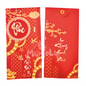 Bao lì xì đỏ chữ PHÚC (5 cái/xấp)