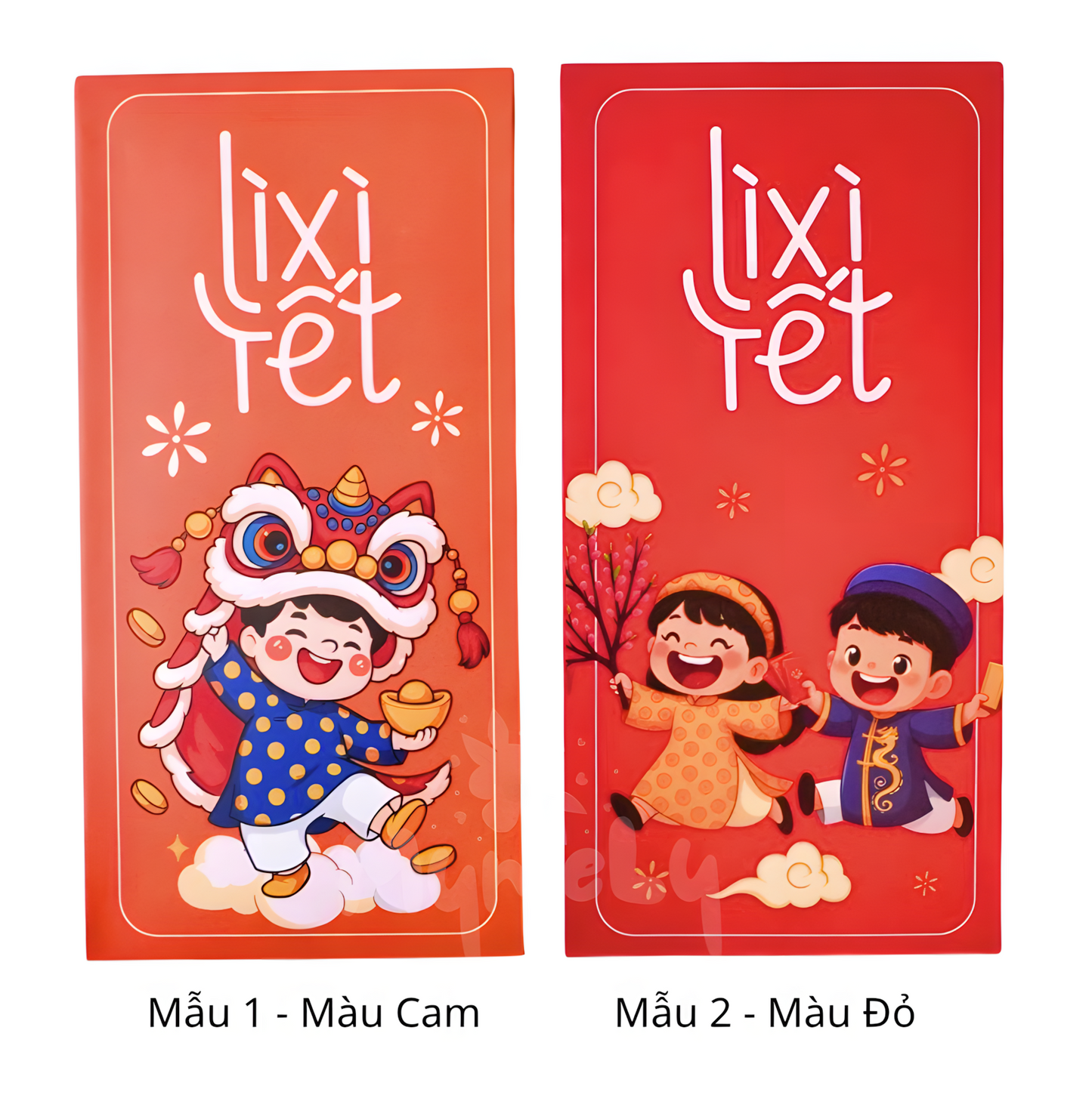 Bao lì xì Tết Rực Rỡ (5cái/xấp)