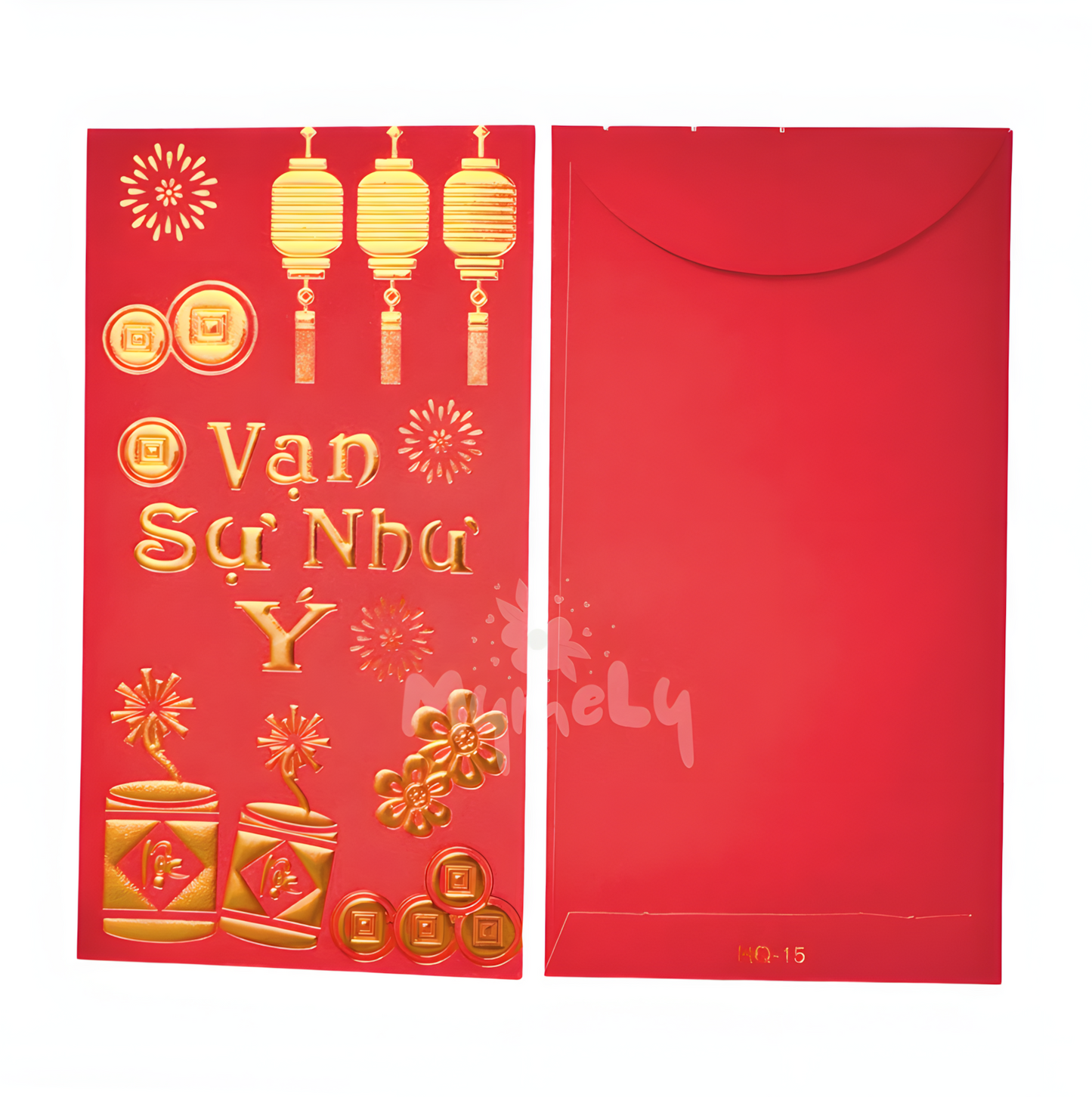 Bao lì xì đỏ Vạn Sự Như Ý (6 cái/xấp)
