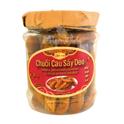 Mứt Chuối Cau Sấy Dẻo hộp 500g