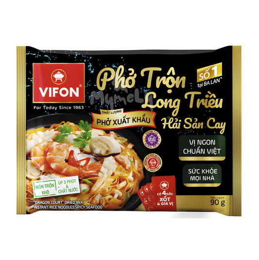 Vifon Phở Trộn Long Triều Hải Sản Cay (90g x 20gói)