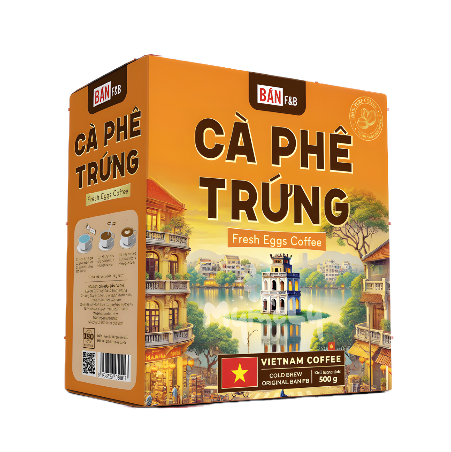 Bán F&B Cà phê trứng 120g (8gói x 15g)