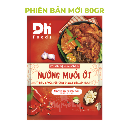 Dh Foods Xốt Gia Vị Hoàn Chỉnh Nướng Muối Ớt 65g