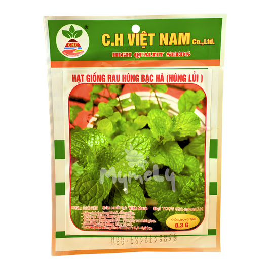 Hạt giống rau bạc hà gói 0.3g (húng lủi)