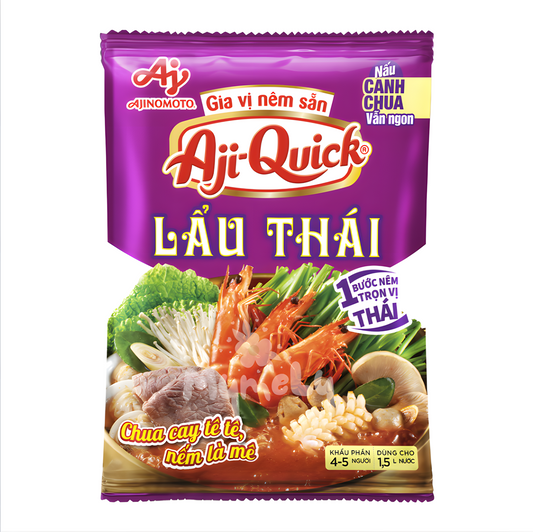 Gia vị nêm sẵn Aji-Quick Lẩu Thái 50g