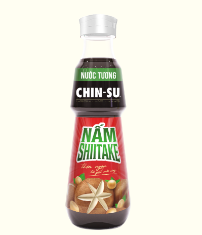 Nước tương Chin-Su nấm Shiitake chai 330ml