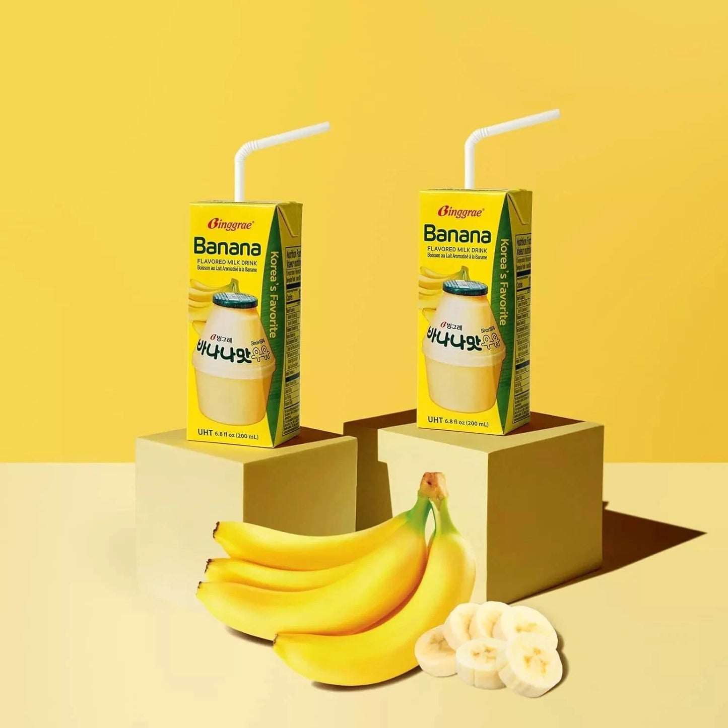 Sữa Tươi Hương Chuối Binggrae Hộp 200ml