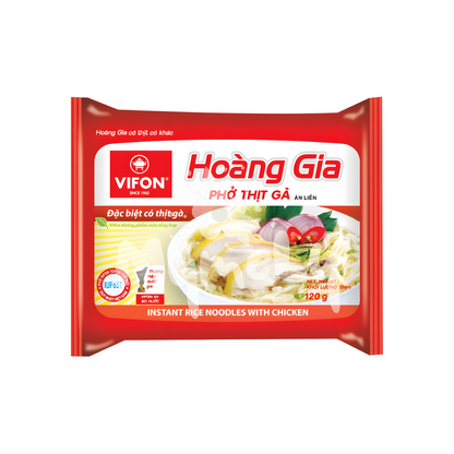 Phở thịt bò/gà Vifon Hoàng Gia (120g x 18gói)