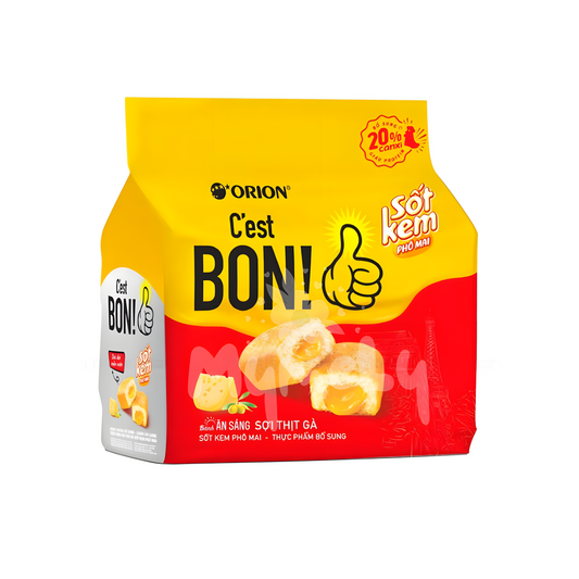 Bánh Ăn Sáng C'est Bon Sợi Thịt Gà Sốt Kem Phô Mai 65g