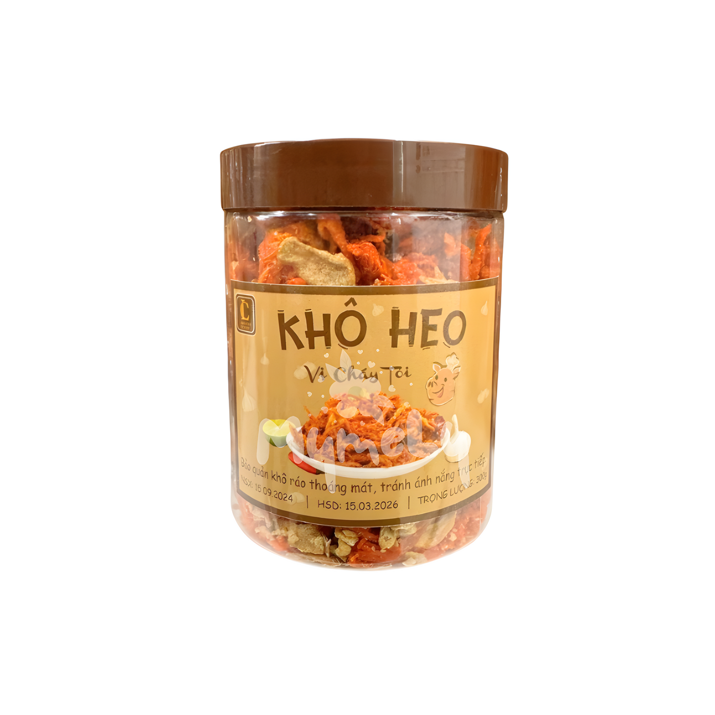 Khô heo vị cháy tỏi 300g