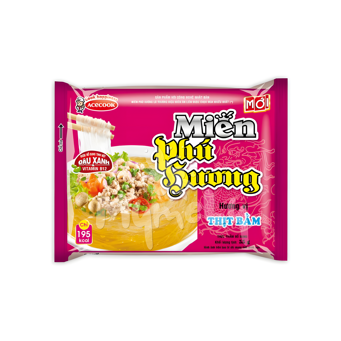 Miến Phú Hương vị thịt bằm (55g x 24gói)