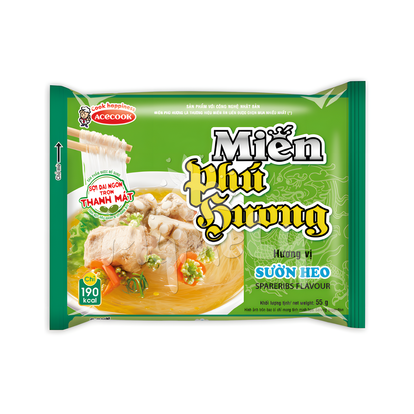 Miến Phú Hương vị sườn heo (60g x 24gói)