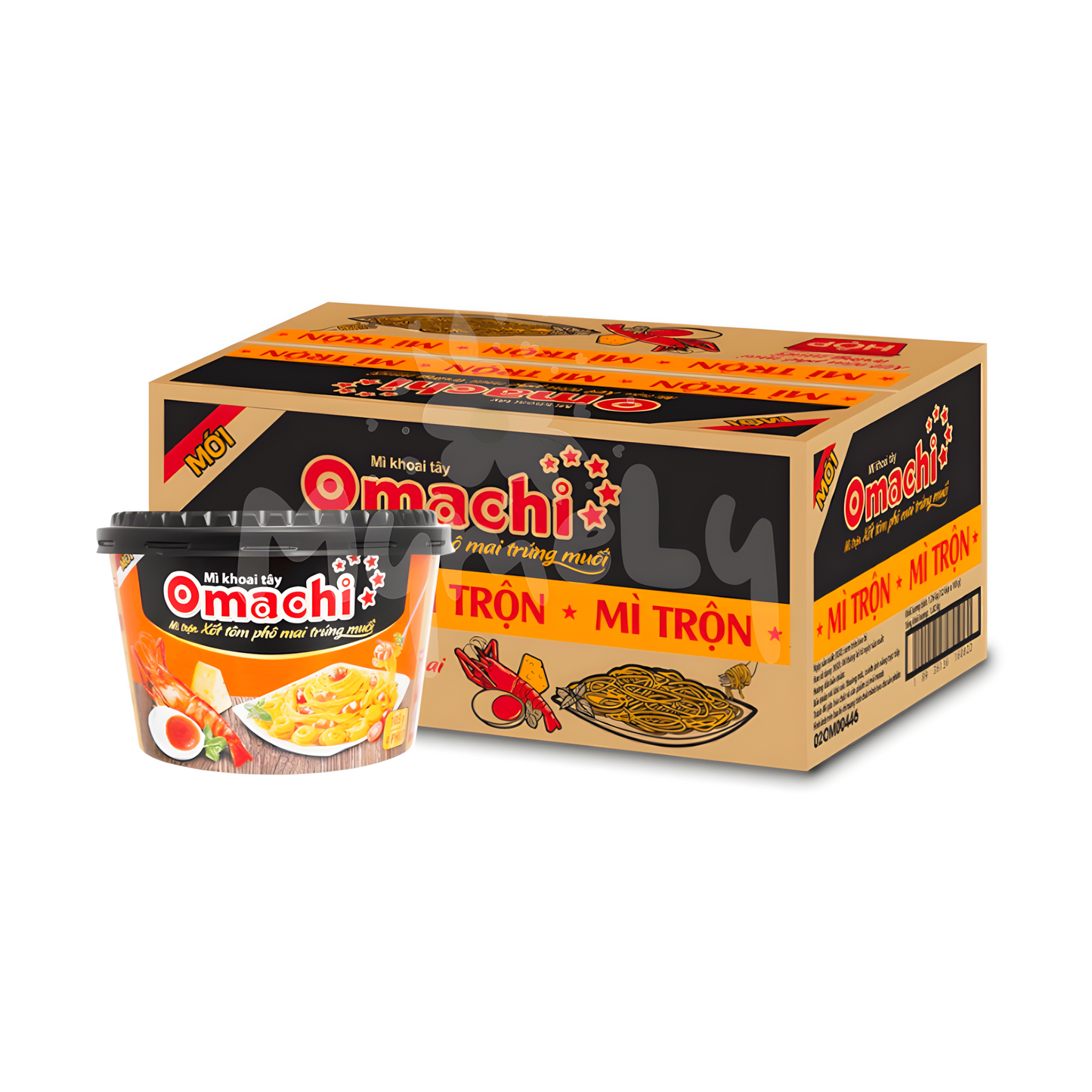 Mì Trộn Omachi Sốt phô mai trứng muối Tô 105g