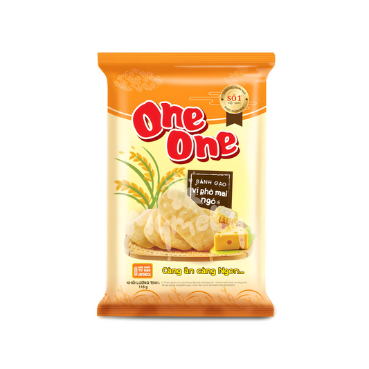 Bánh gạo One One vị phô mai ngô 118g