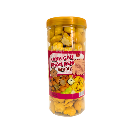 Bánh gấu nhân kem 300g