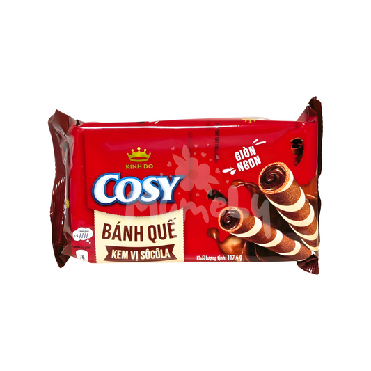 Bánh quế kem Cosy vị socola 117g