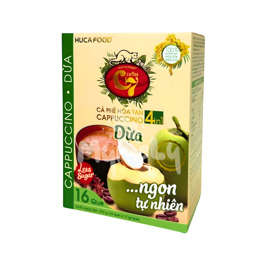 Cà phê Cappuchino Dừa 4in1 272g