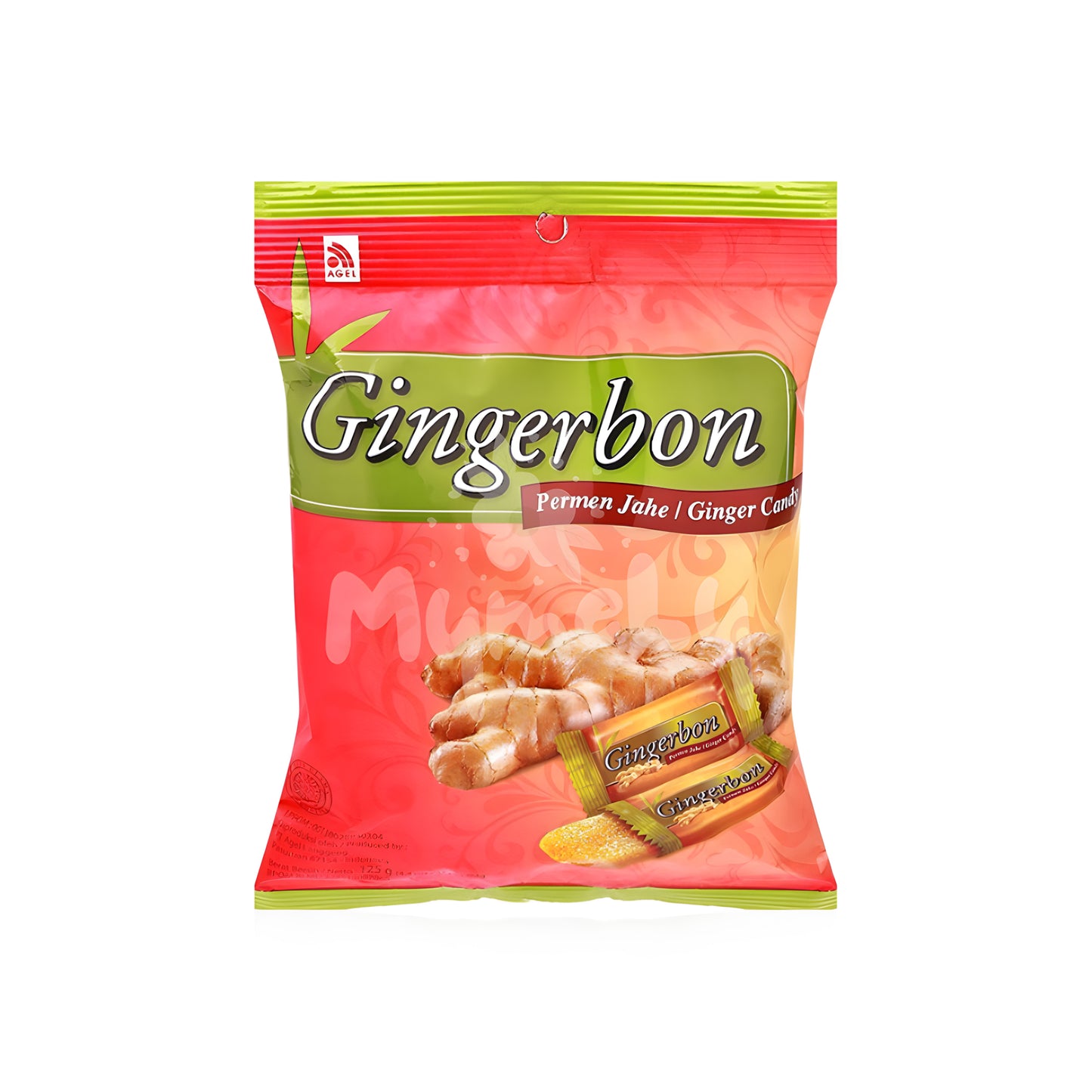 Gingerbon Kẹo gừng gói 125g