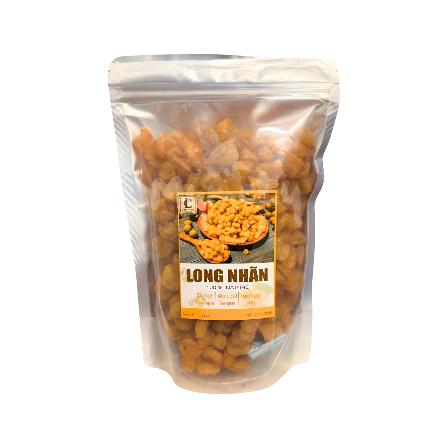 Long nhãn gói 500g