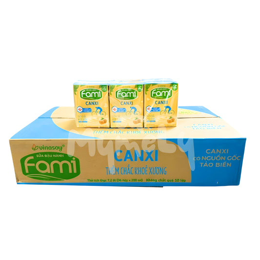 Fami Sữa đậu nành Canxi 200ml