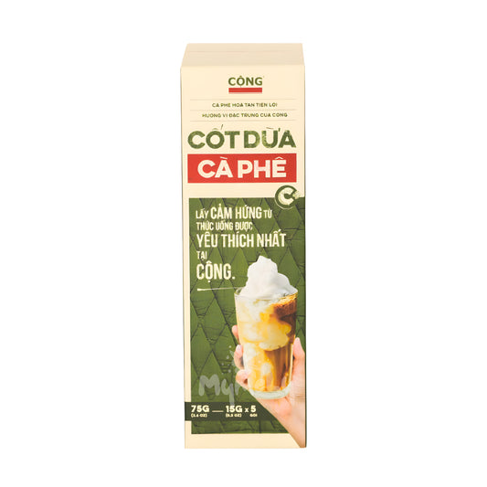 CỘNG Cà Phê cốt dừa (15g x 5gói)