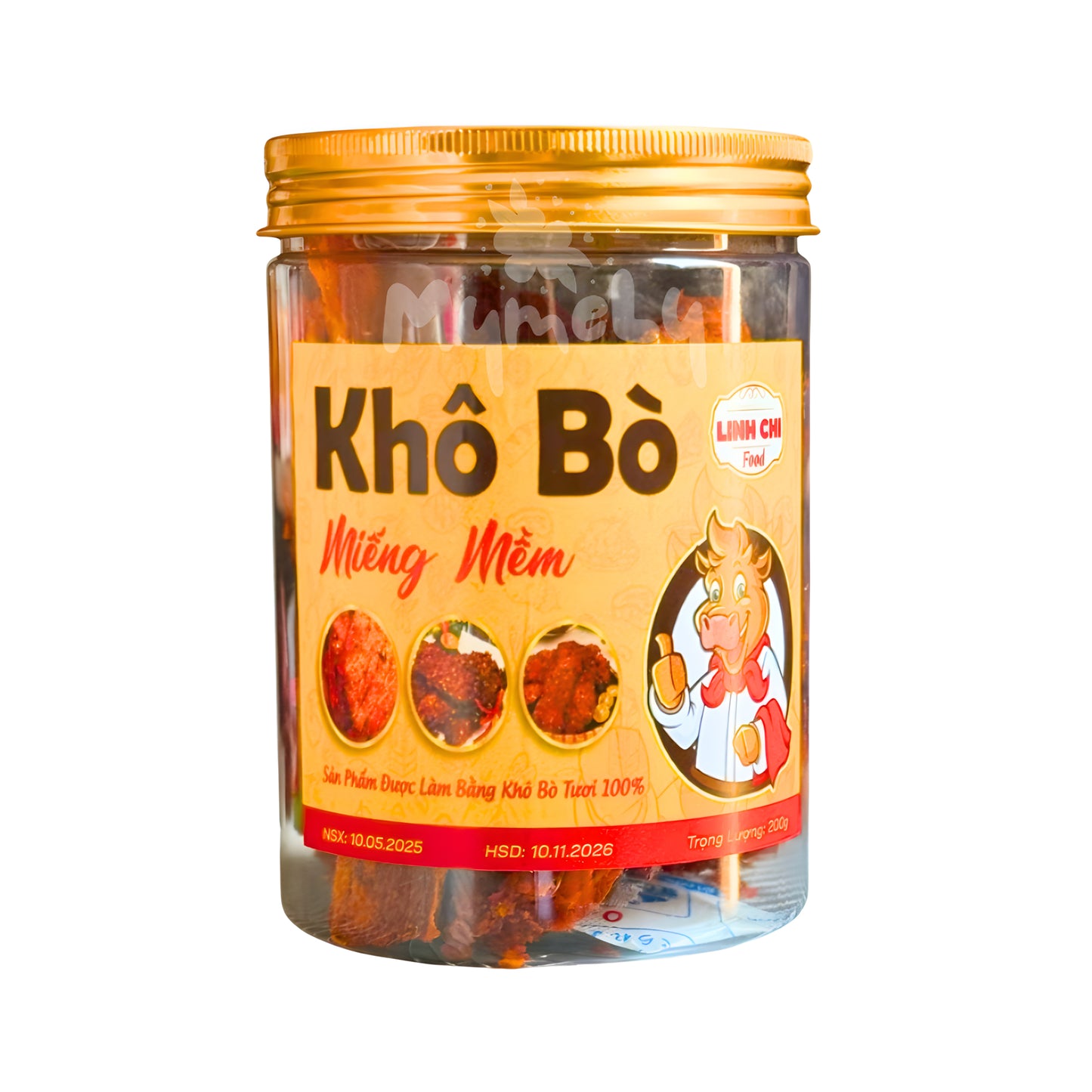 Khô bò miếng mềm Linh Chi Food 200g