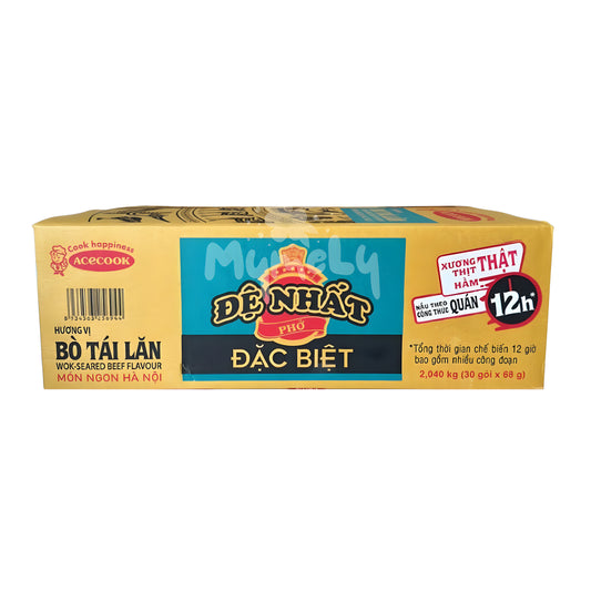 Acecook Phở trộn Đệ Nhất bò tái lăn (30gói x 68g)