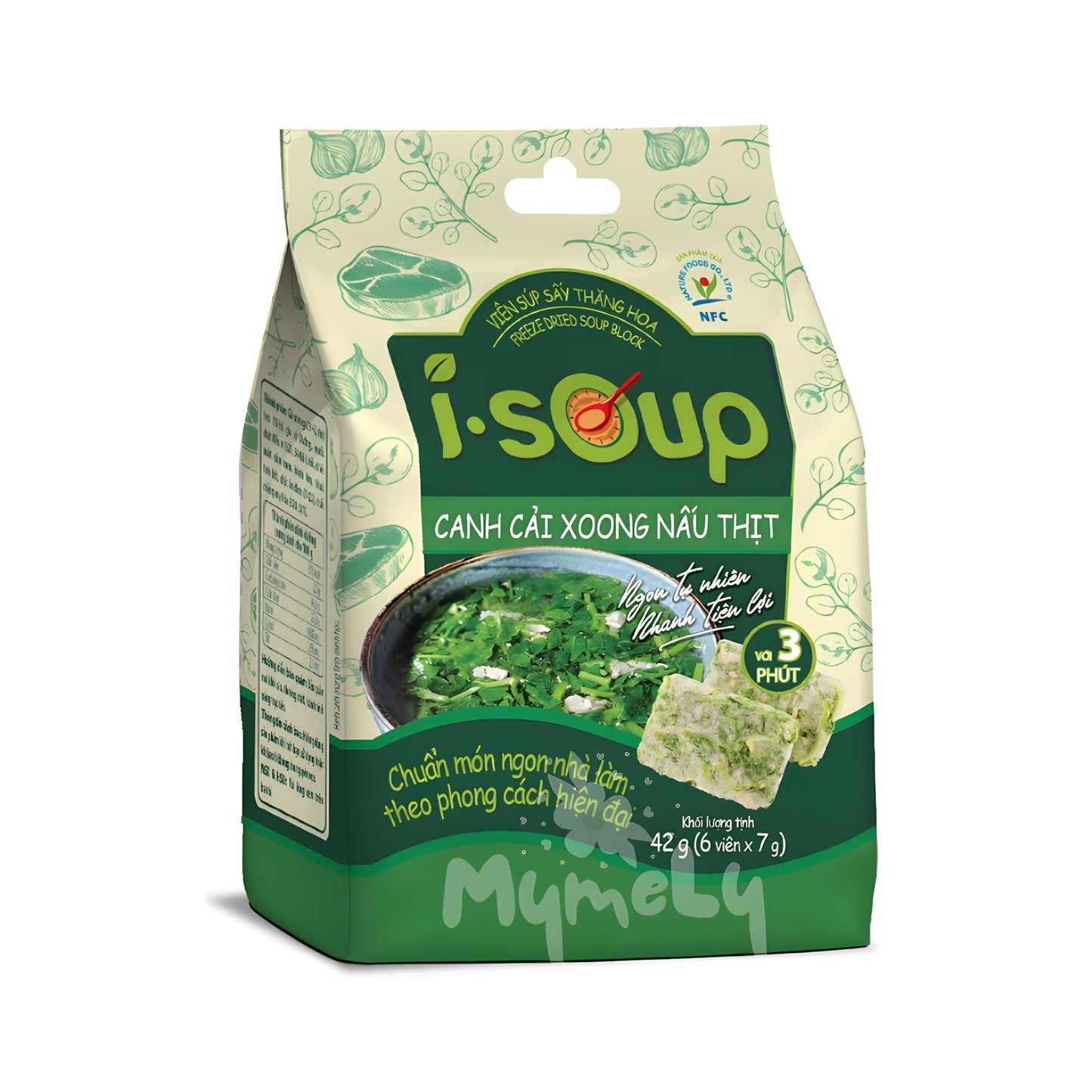 i-soup canh cải xoong nấu thịt 42g