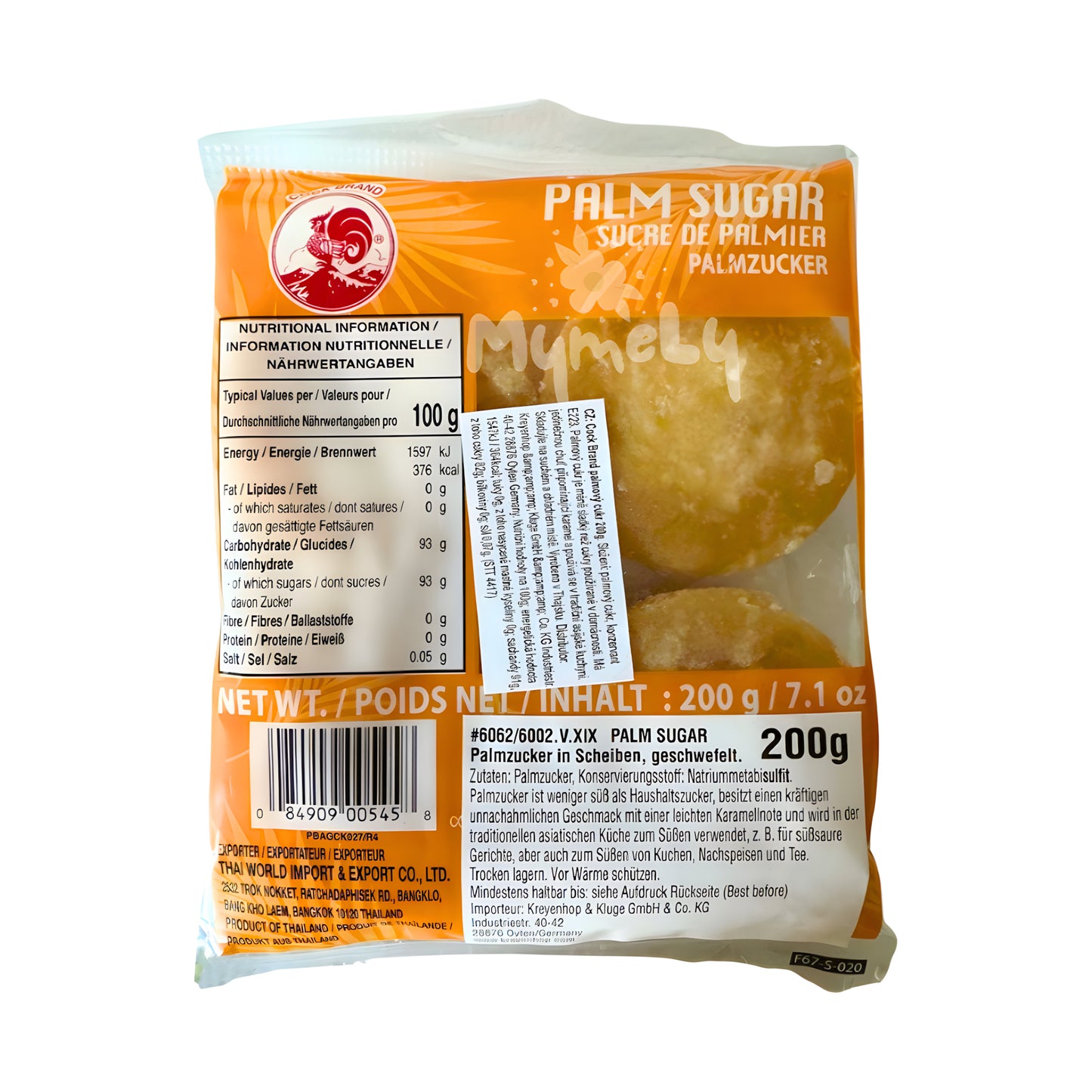 Đường thốt nốt gói 200g