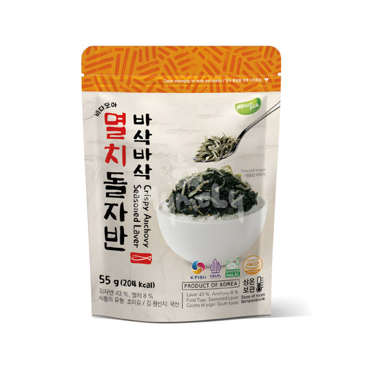 Rong biển rắc cơm Crispy Anchovy Seasoned Laver 55g