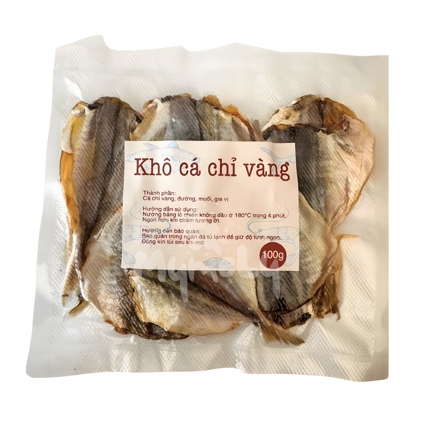 Khô Cá Chỉ Vàng – Đặc Sản Biển Hà Tĩnh 100g