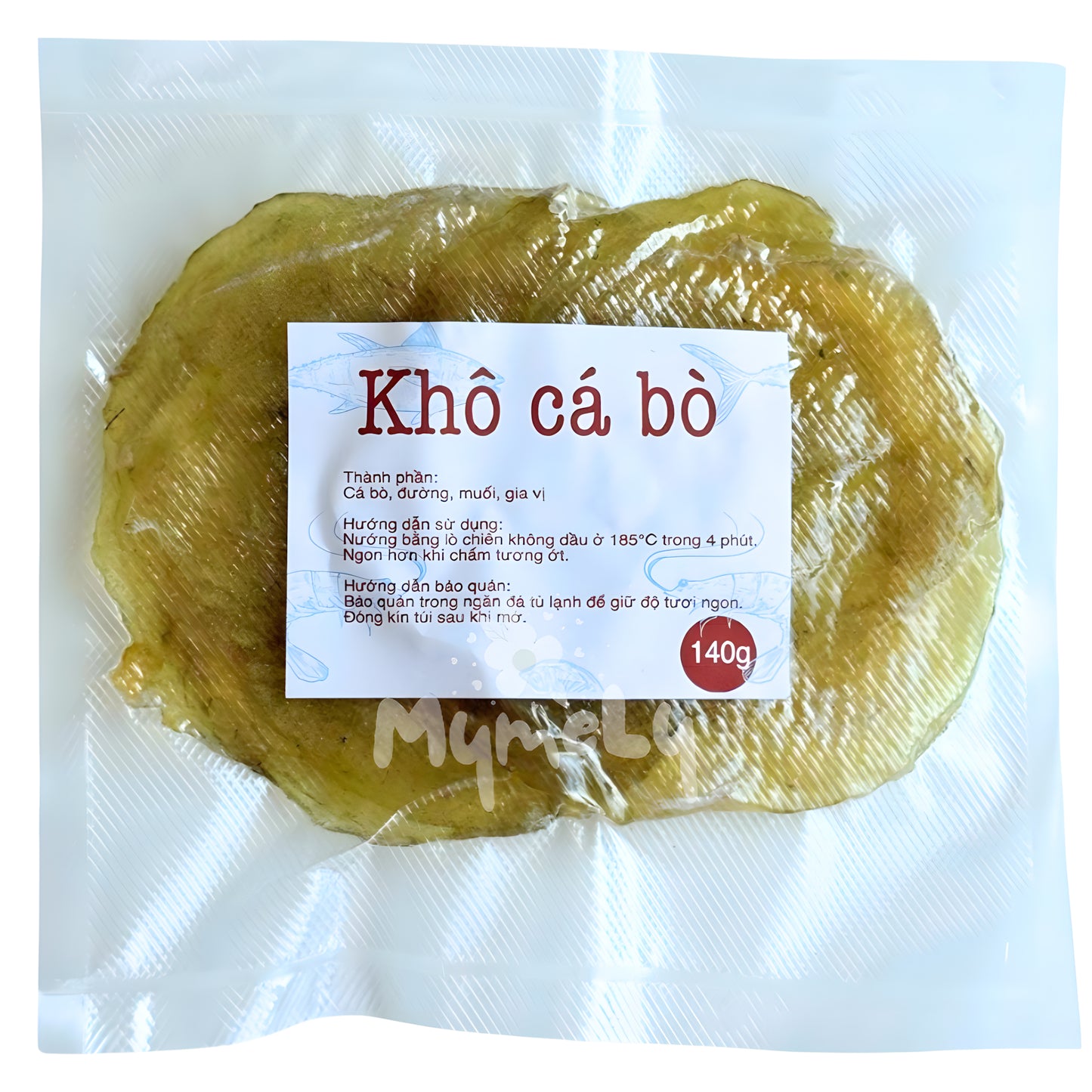 Khô cá bò miếng gói 140g