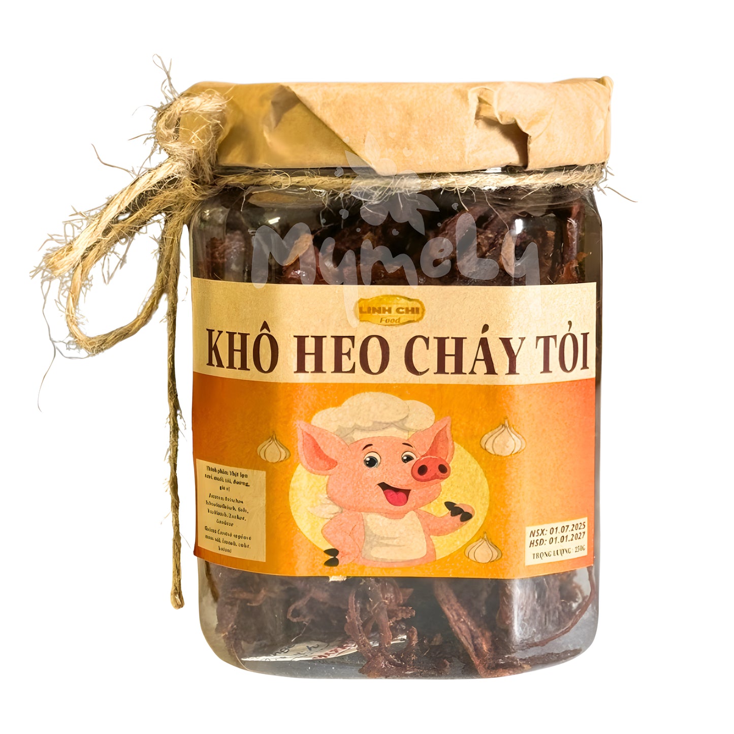 Khô heo cháy tỏi 300g
