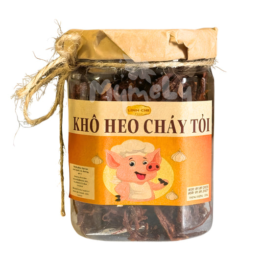 Khô heo cháy tỏi 300g