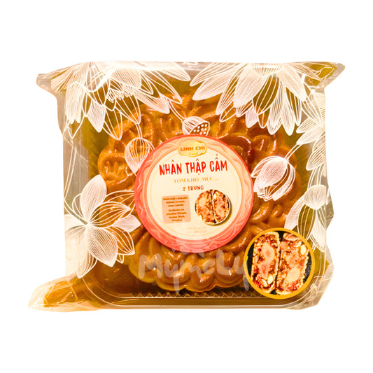 Linh Chi Food Bánh nướng nhân thập cẩm 2 trứng 200g (Bánh Trung Thu)