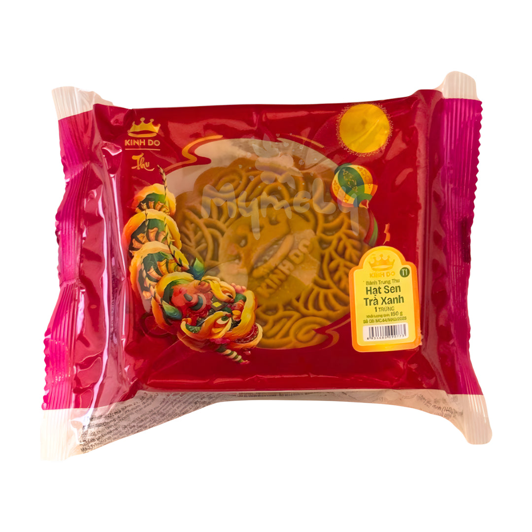 Kinh Đô Bánh nướng hạt sen trà xanh 1 trứng 150g (Bánh Trung Thu)