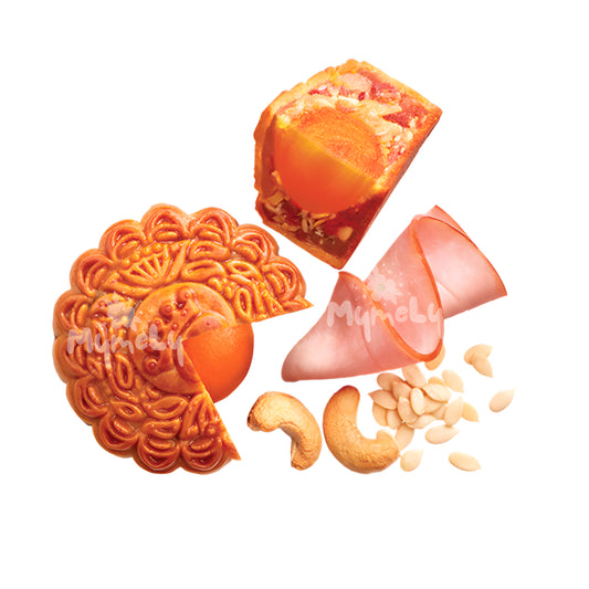 Kinh Đô Bánh nướng thập cẩm jambon 1 trứng 150g (Bánh Trung Thu)