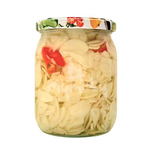 Tỏi ngâm giấm ớt lọ 400ml