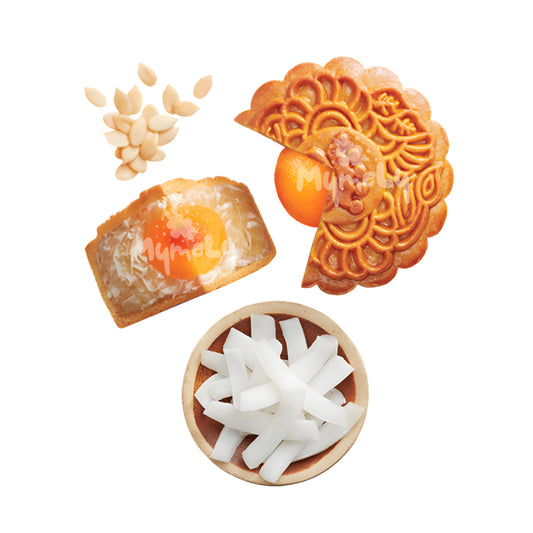 Kinh Đô Bánh nướng sữa dừa 1 trứng 150g (Bánh Trung Thu)