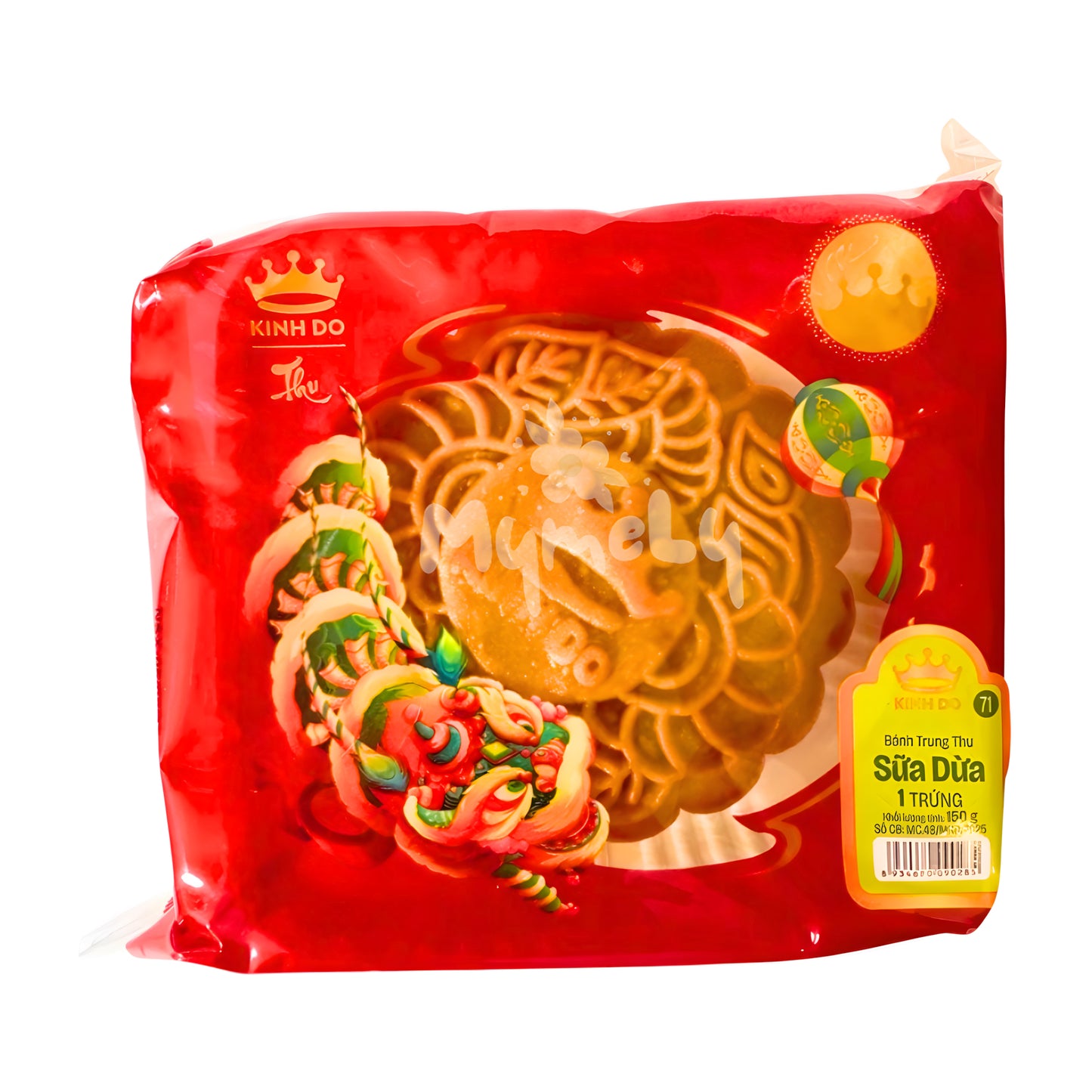 Kinh Đô Bánh nướng sữa dừa 1 trứng 150g (Bánh Trung Thu)