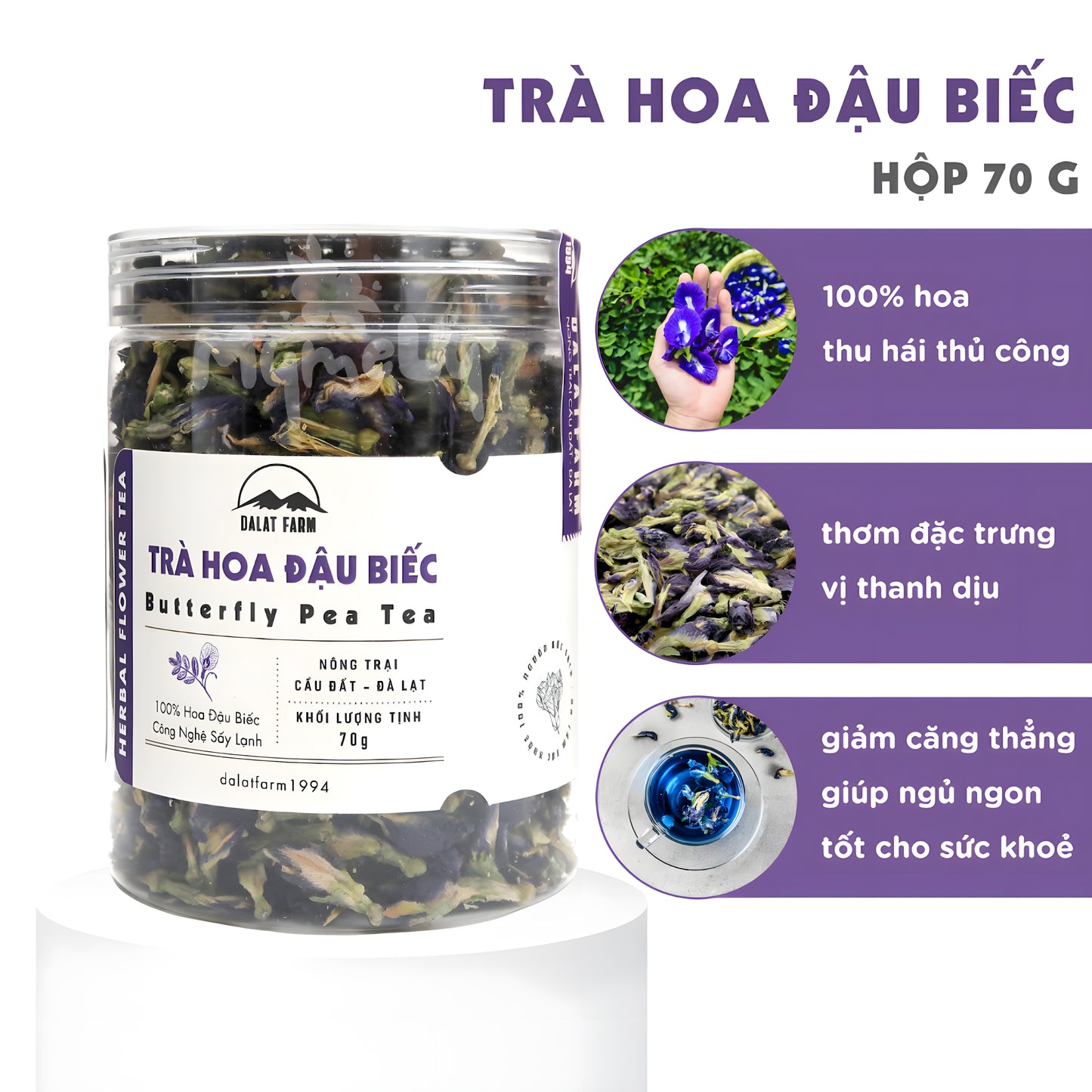 DaLat Farm Trà Hoa Đậu Biếc 70g
