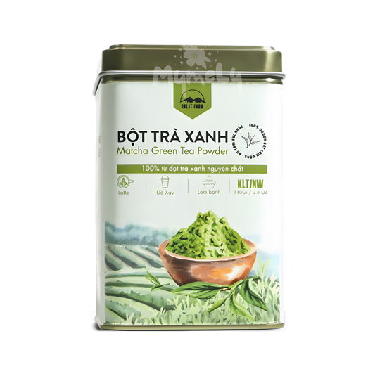 DalatFarm Bột Matcha Trà Xanh - Hộp 110g