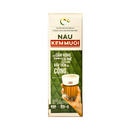 CỘNG Cà Phê Nâu Kem Muối (15g x 5gói)