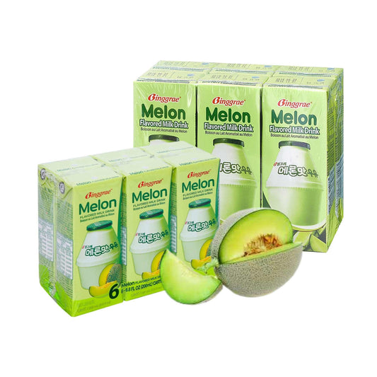 Sữa Tươi Hương Dưa Lưới Binggrae Hộp 200ml