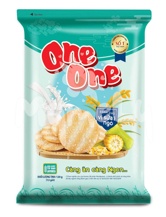 Bánh gạo One One vị ngô sữa 150g