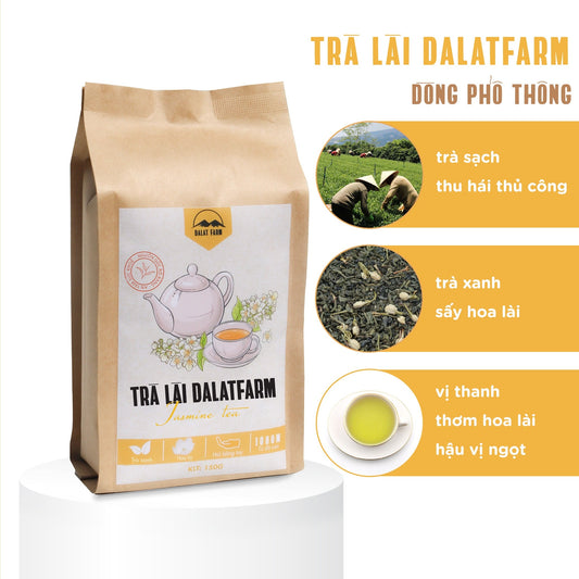 Trà Lài Cầu Đất DalatFarm - Túi 150g (Trà hoa nhài)