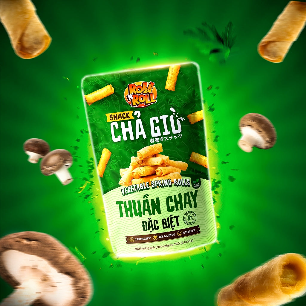 Chả giò ăn liền thuần chay 75g