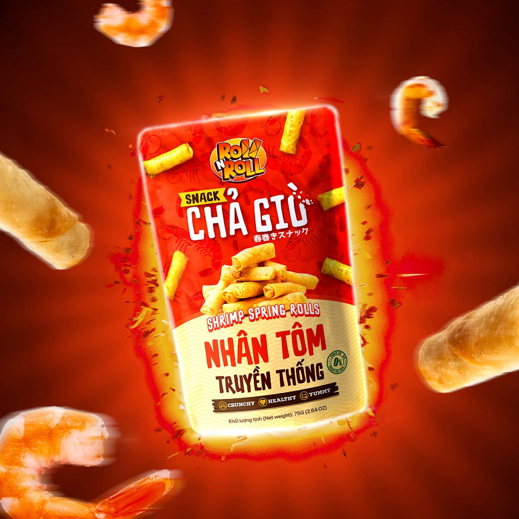 Chả giò ăn liền nhân tôm truyền thống 75g