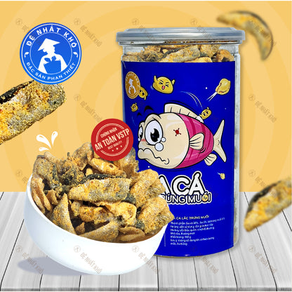 Đệ Nhất Khô Da cá lắc trứng muối hộp 180g